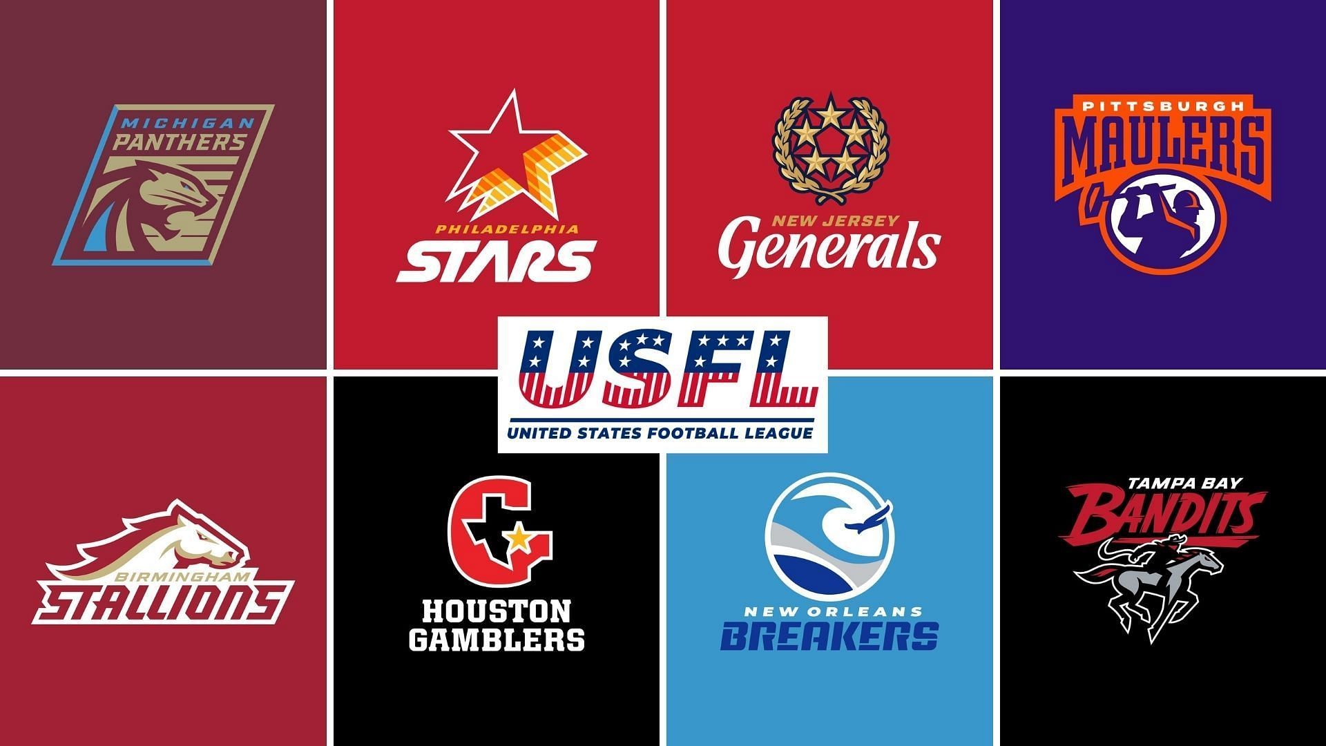 USFL logos, Image Credit: XFL News Hub