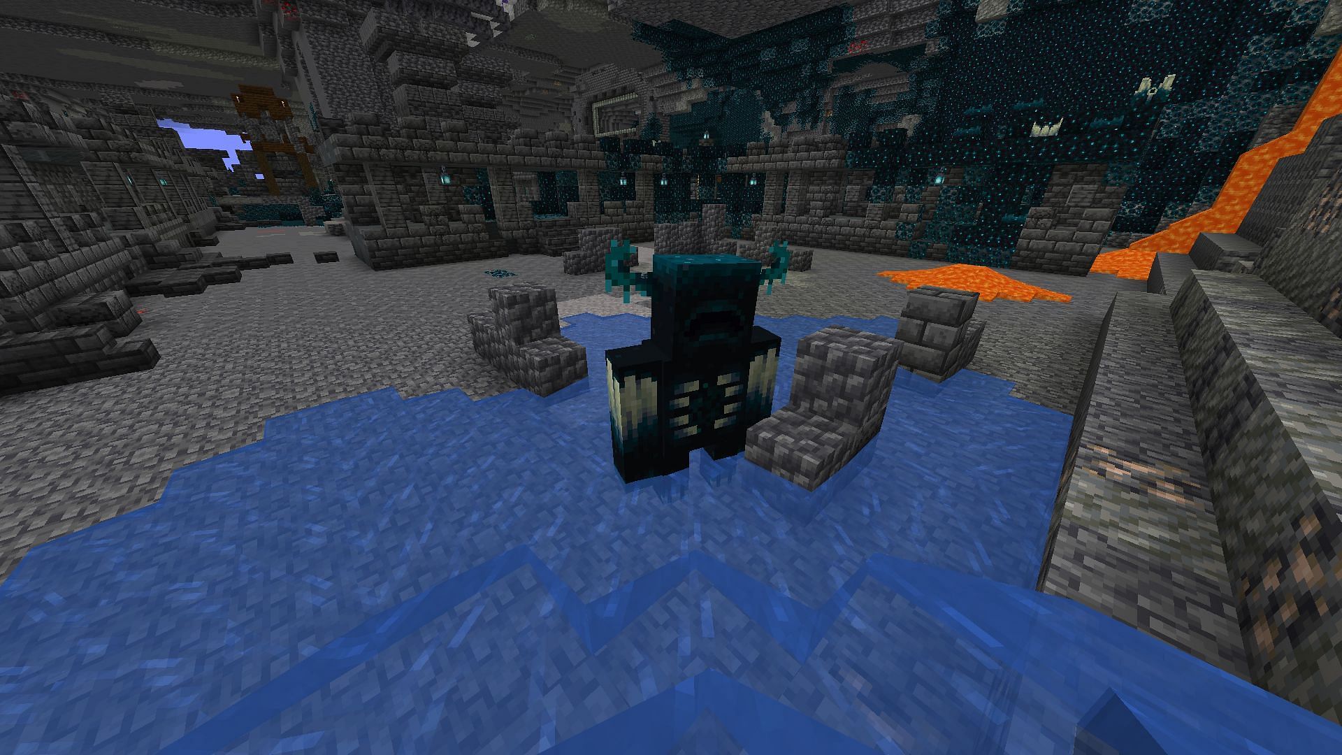 If the mob is stuck in a liquid it will angrily despawn (Image via Mojang)