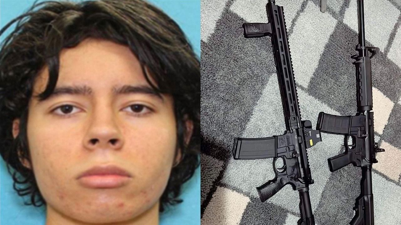 Uvalde elementary school shooter used AR-15 rifles (Image via Texas DPS and salv8dor_/Instagram)