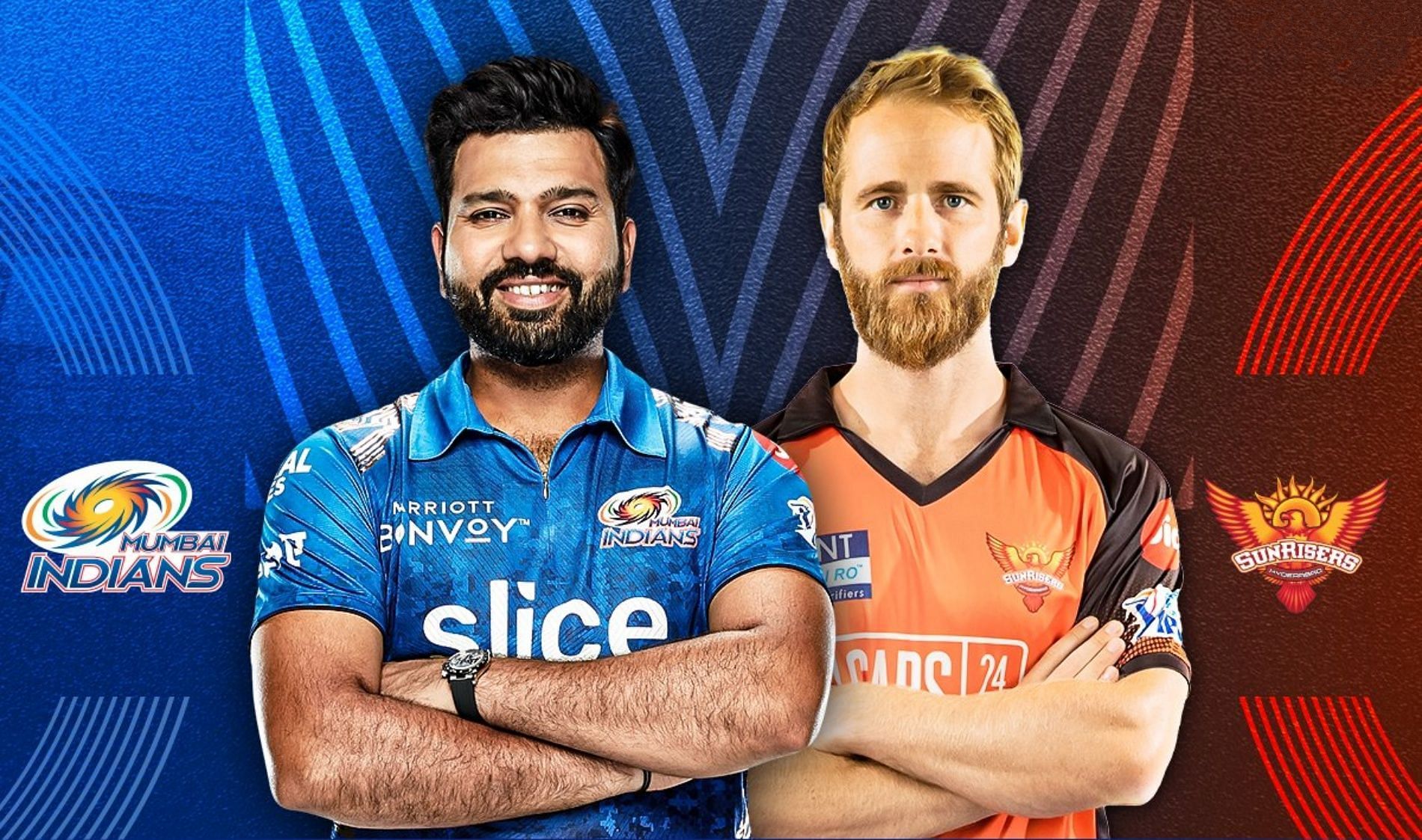 Can Hyderabad break their five-match losing streak in the match against Mumbai? Pic: IPL/ Twitter