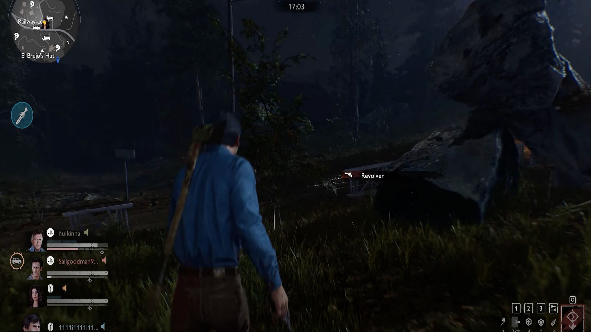 Players of Evil Dead: The Game can support their team using the Support type Survivors (Image via Gatlee/YouTube)