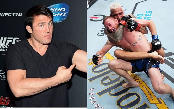 Chael Sonnen suggests Charles Oliveira vs. Justin Gaethje 2 for vacant title, justifies by citing former UFC title fight as example
