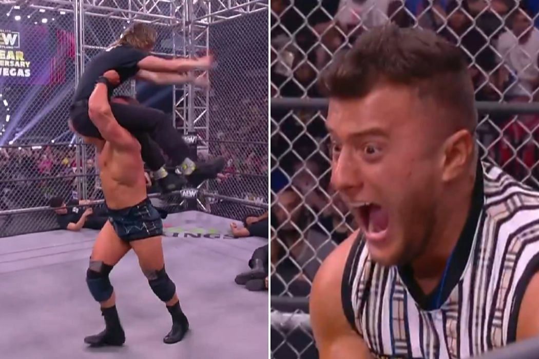 MJF was shocked as Wardlow marched on to AEW Double or Nothing