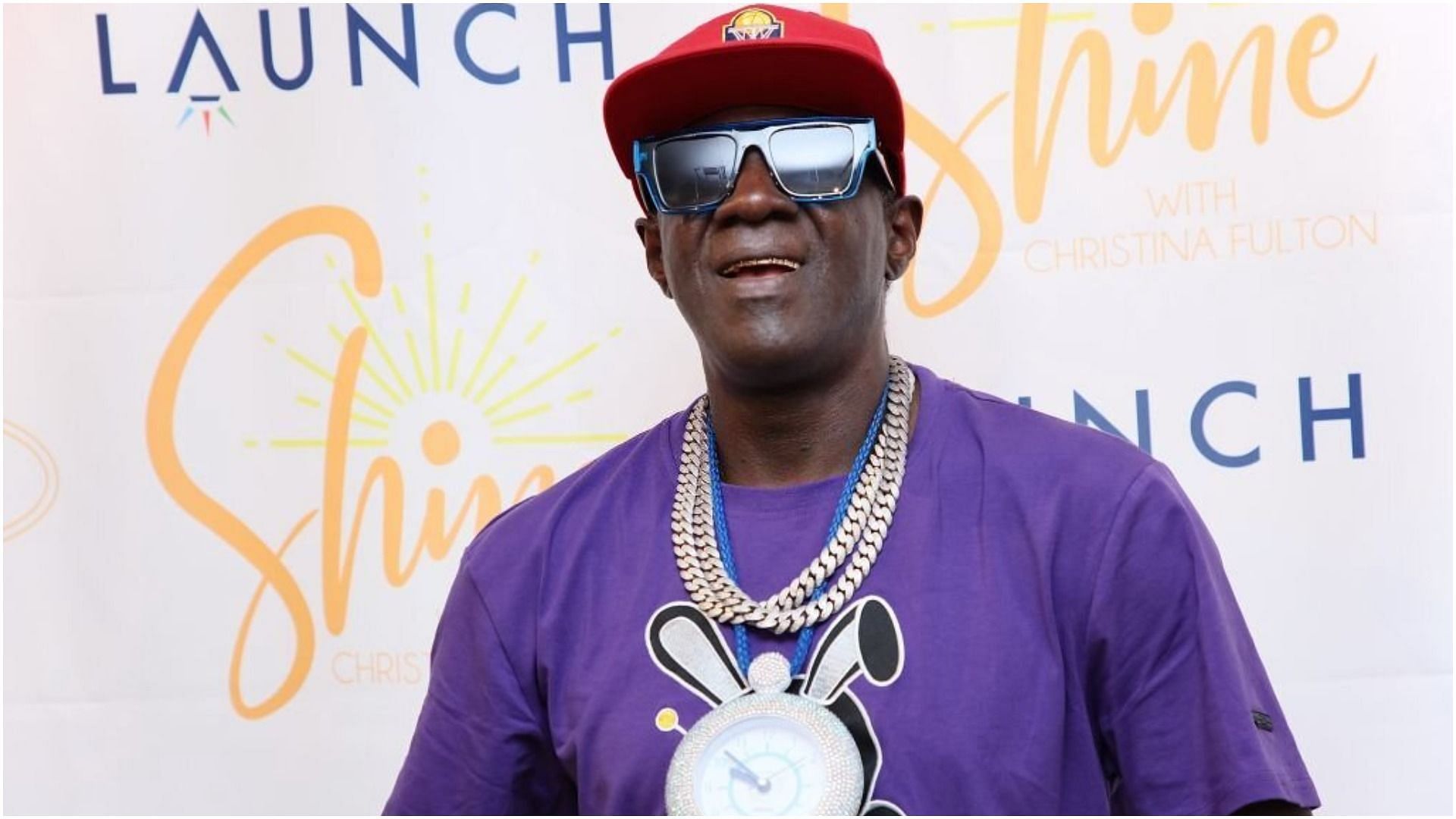 Flavor Flav shares eight children with three different women (Image via Robin L Marshall/Getty Images)