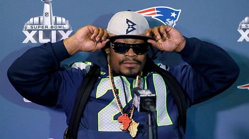 Marshawn Lynch at Super Bowl XLIV press conference