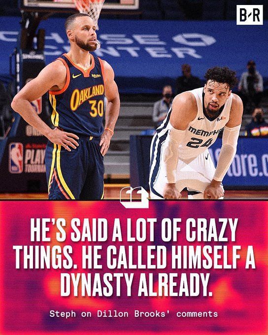 Stephen Curry: Dillon Brooks said a lot of crazy things… he called