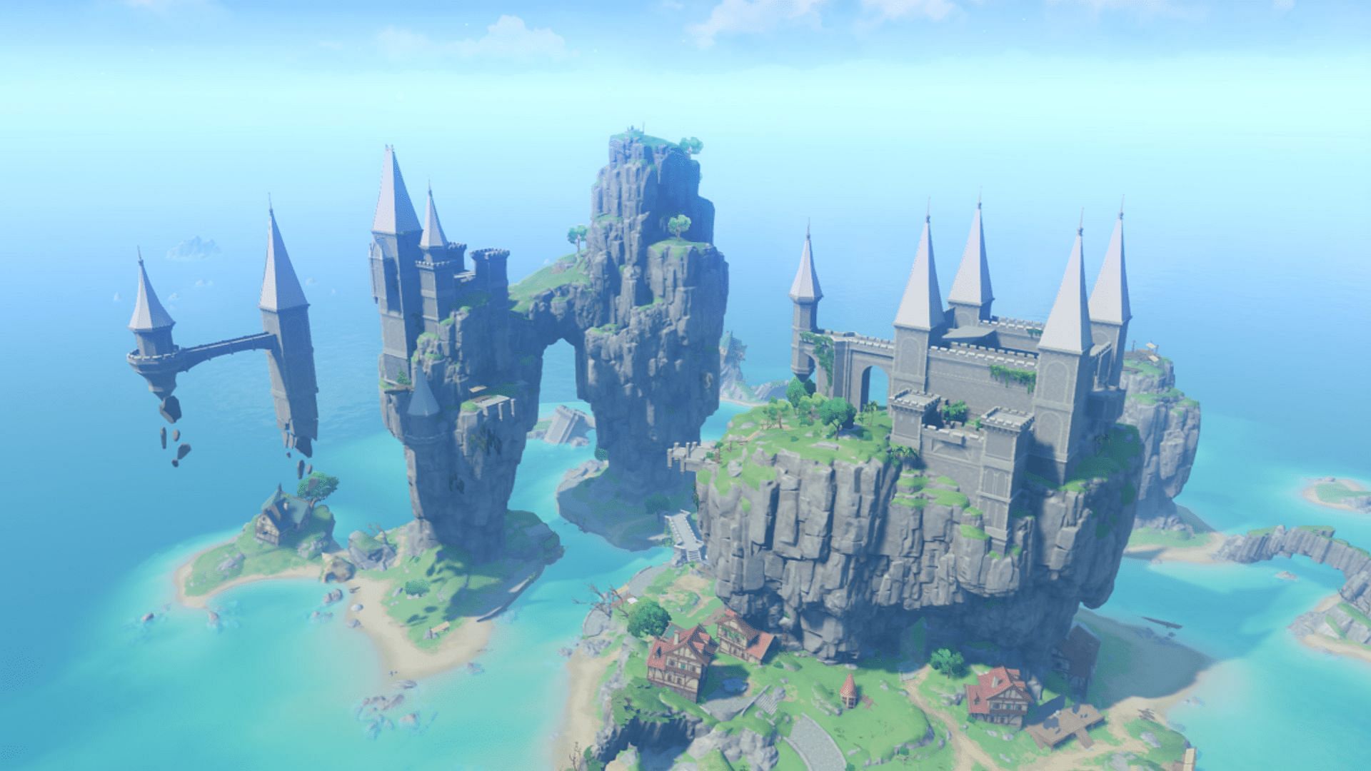 The Golden Apple Archipelago will feature a castle (Image via WFP)