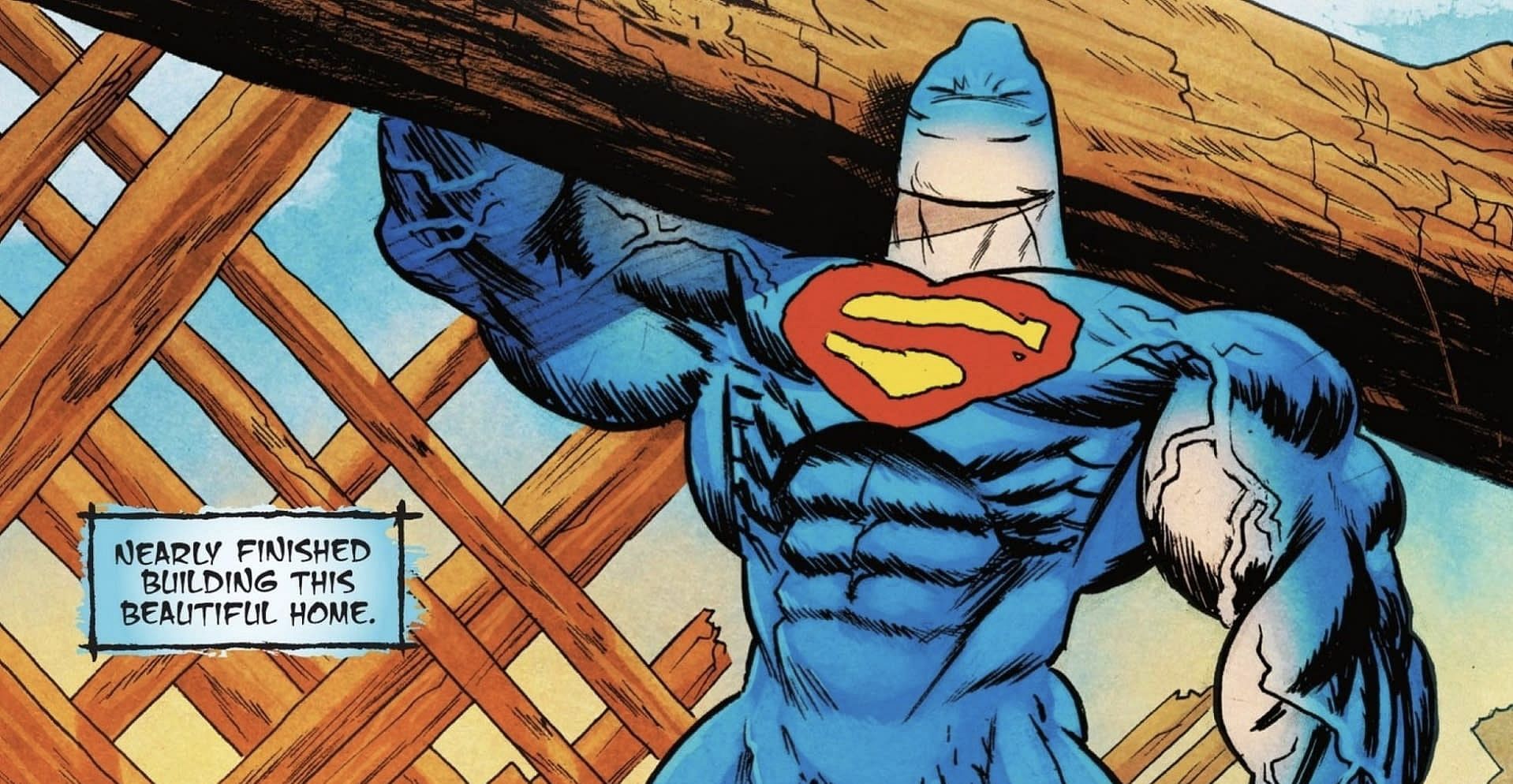 Superman as seen in Jurrasic League #1 (Image via DC Comics)