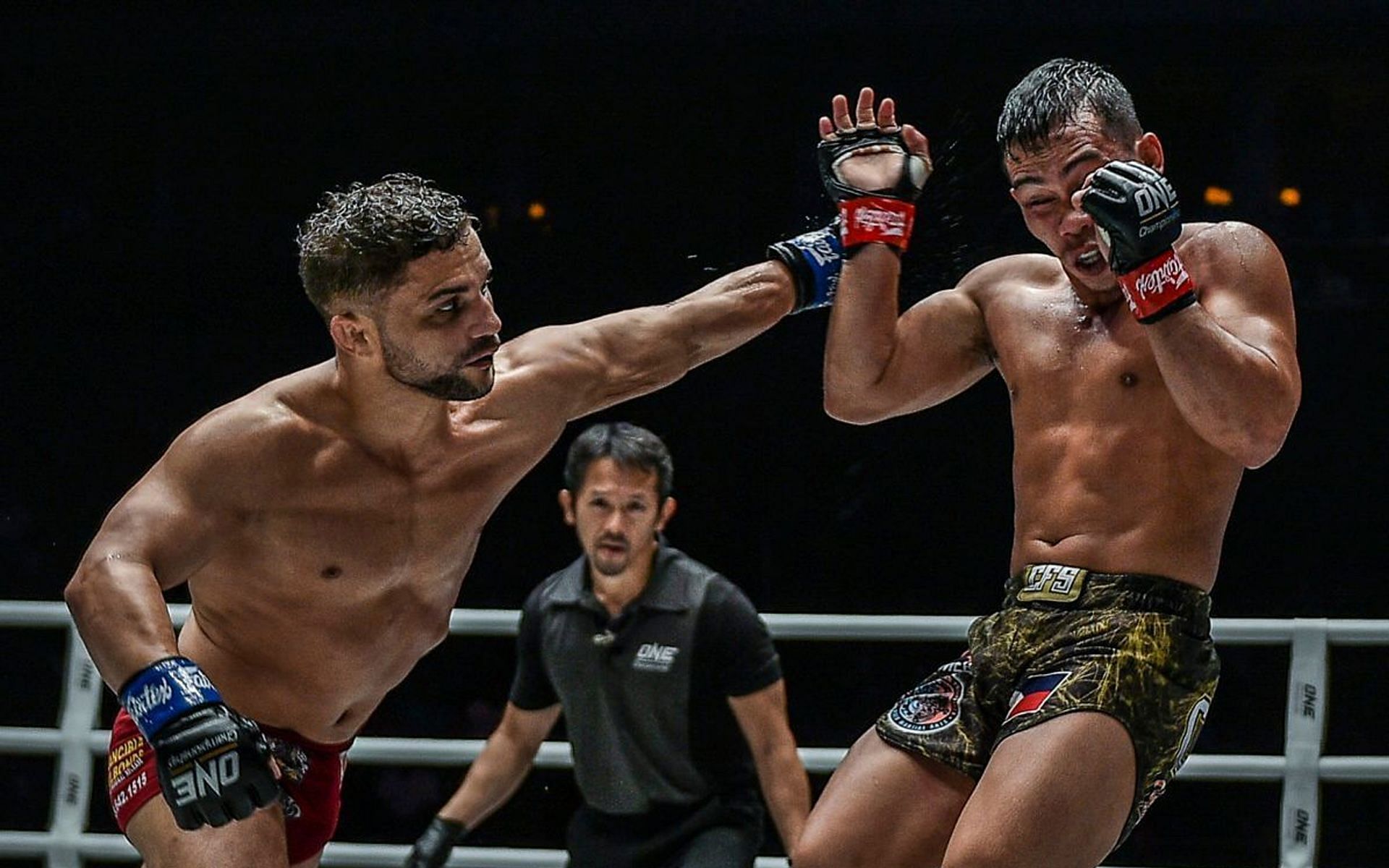 Gustavo Balart (L) would be interested to fight Robin Catalan (R) again, but not soon. | [Photo: ONE Championship]