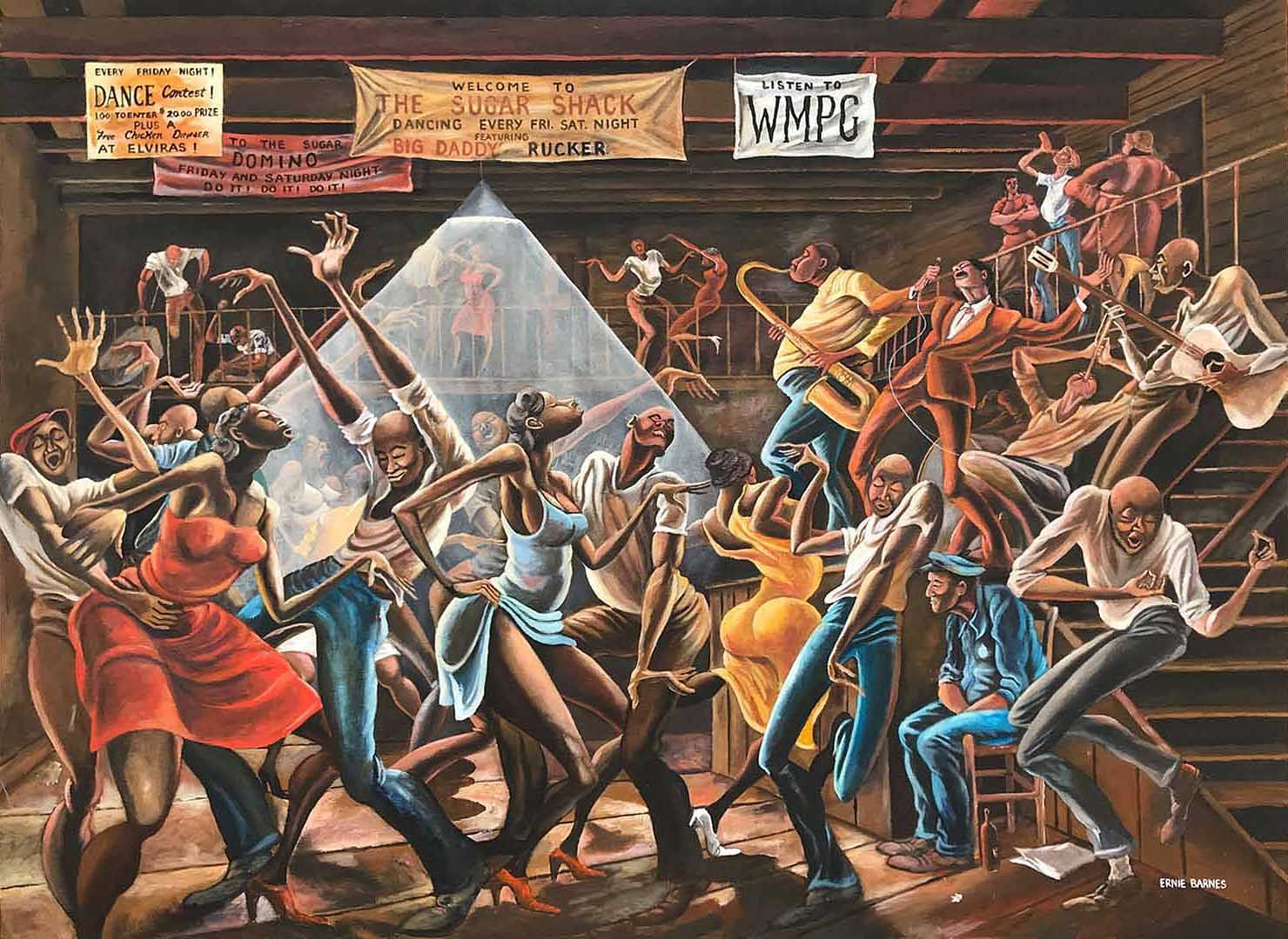 The Sugar Shack - Painting By Ernie Barnes