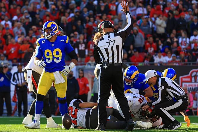 Rams' Aaron Donald reveals how Tom Brady's hunger to win more Super Bowls could see him stick around longer in the NFL