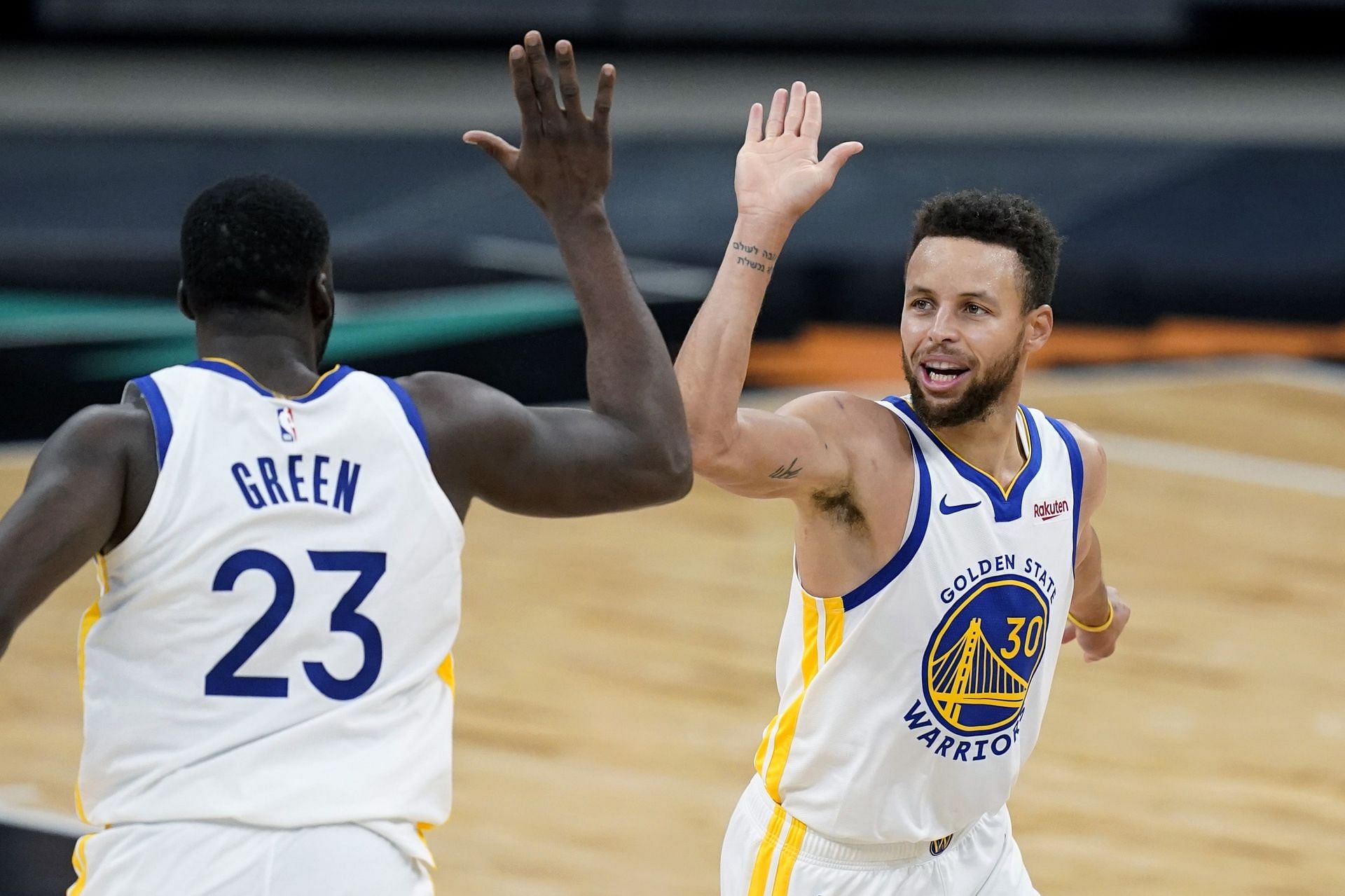 The Golden State Warriors eked out a win in Game 1 despite Draymond Green&#039;s ejection and Steph Curry&#039;s shooting struggles. [Photo: The Mercury News]