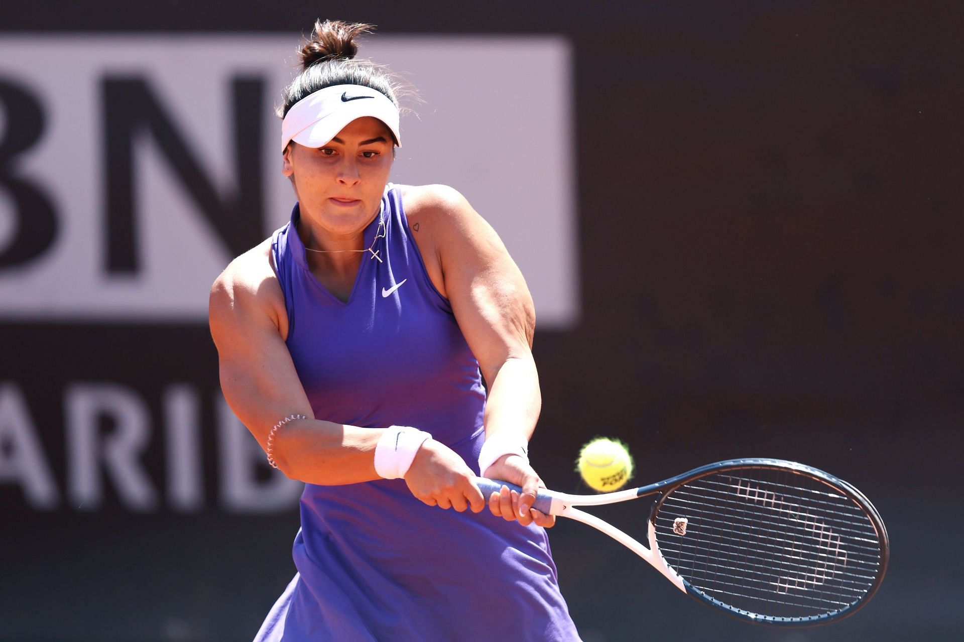 Bianca Andreescu faces Iga Swiatek in the quarterfinals of the Italian Open