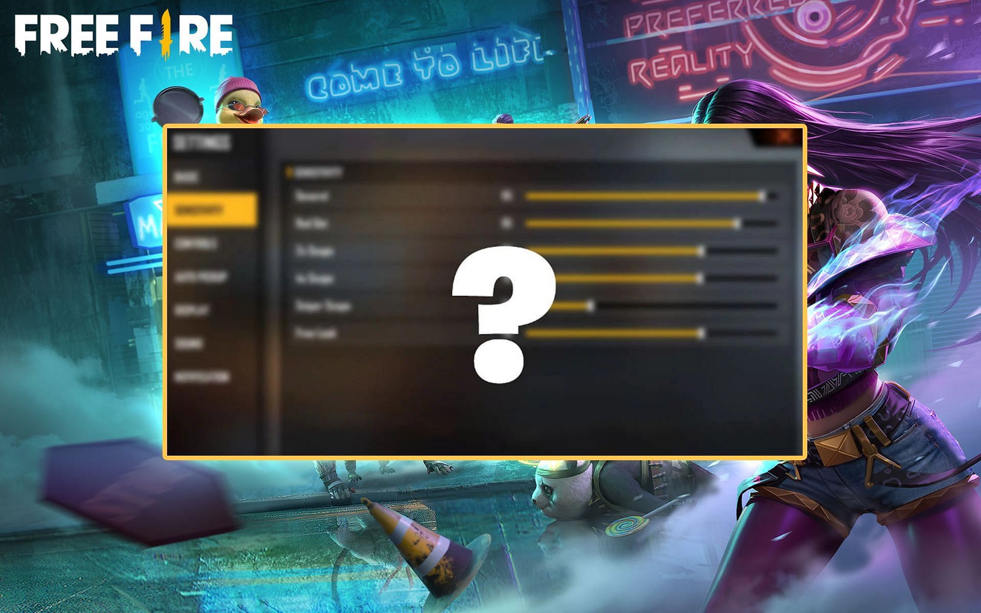 A lot of users search for settings to use in Free Fire (Image via Garena)