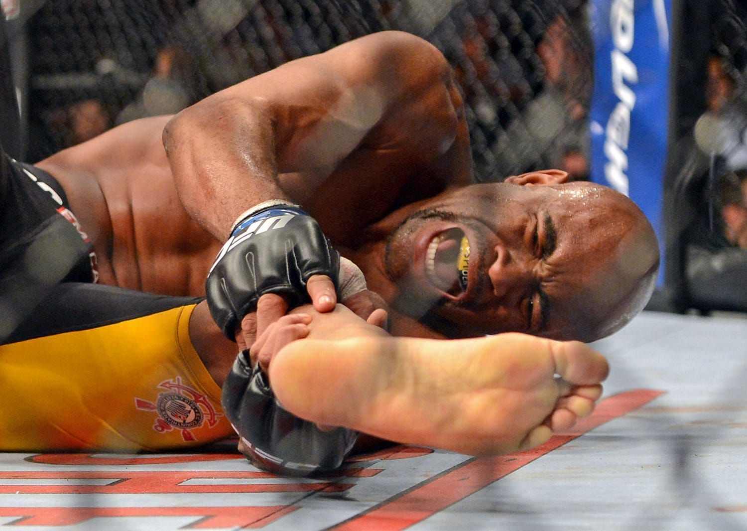Anderson Silva was left in agony after a serious leg injury in his rematch with Chris Weidman