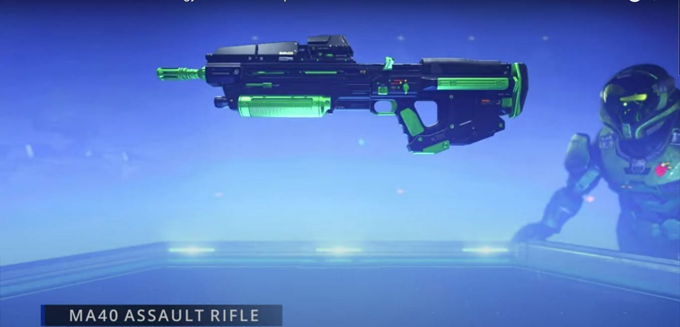 Adrenal has a simple black and lime green color palette (Image via 343 Industries)