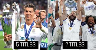10 players who have won the most number of Champions League trophies