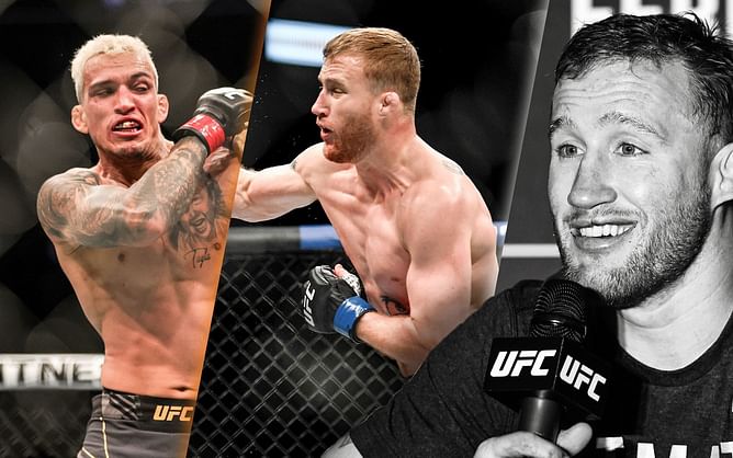 Counting on him walking forward - Justin Gaethje details his plan to "punch a hole" in Charles Oliveira's face at UFC 274