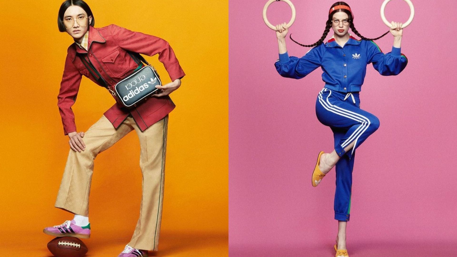 Gucci x Adidas collaborated for a sports-inspired capsule collection (Image via Gucci)