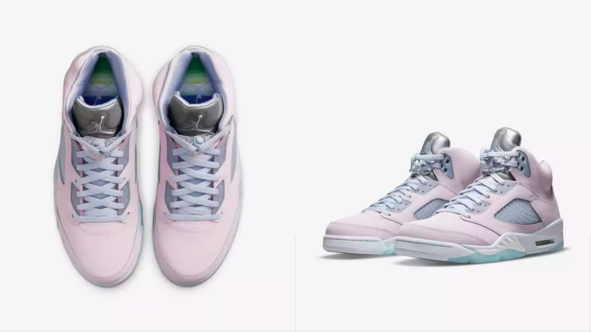 Nike's upcoming retro Air Jordan 5 Regal Pink sneakers (Image via Nike)
