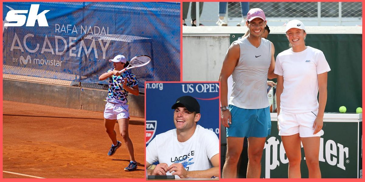 Andy Roddick has said that he loves the fascination Iga Swiatek has for Rafael Nadal