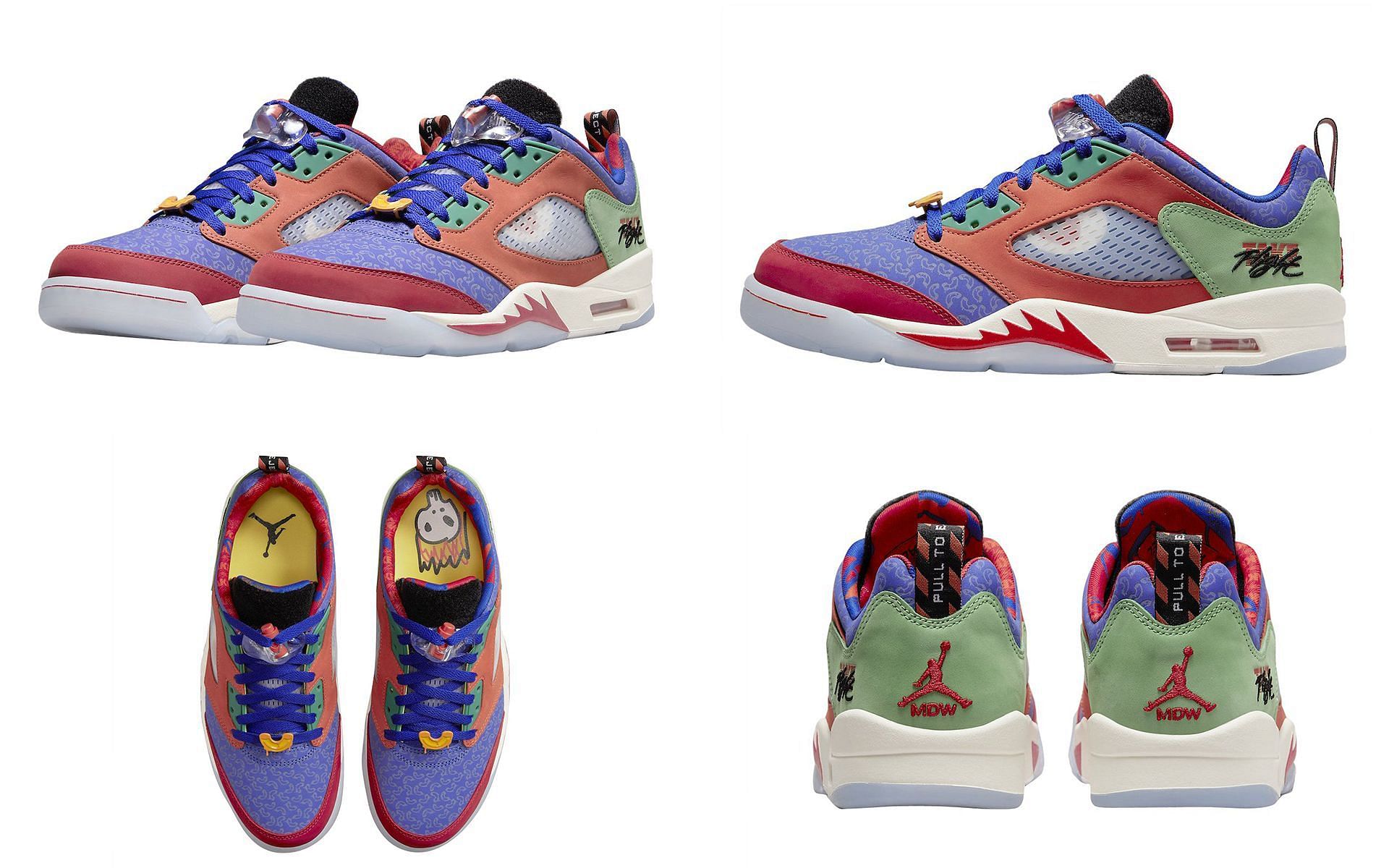 Take a closer look at the AJ5 Doernbecher (Image via Sportskeeda)