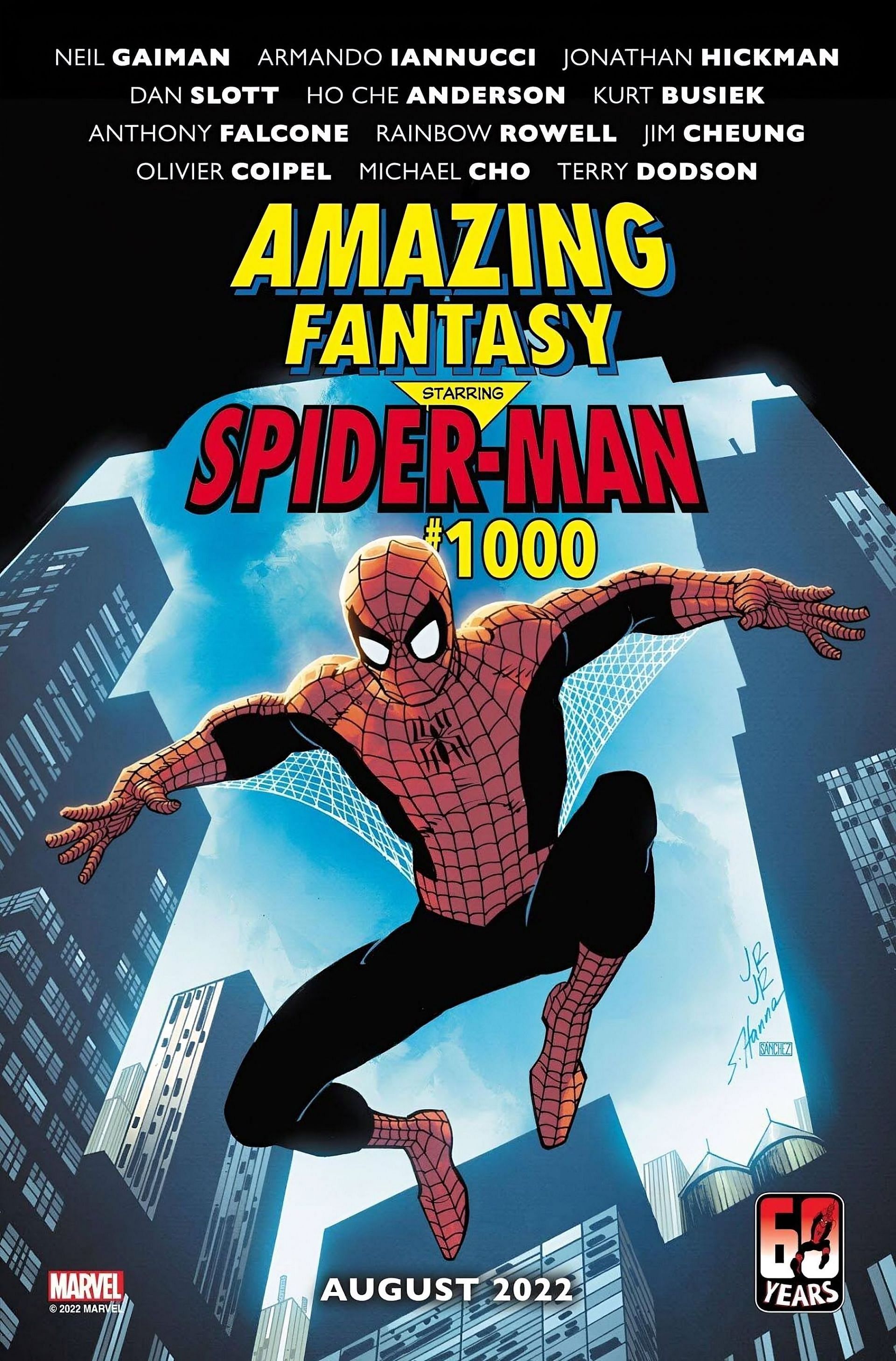 Amazing Fantasy #1000 comic cover (Image via Marvel Comics)