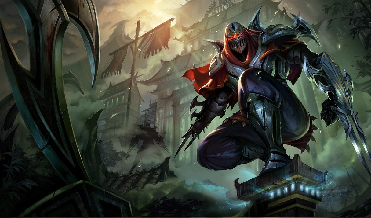 Zed can swiftly burst down Akali using his ultimate (Image via League of Legends)