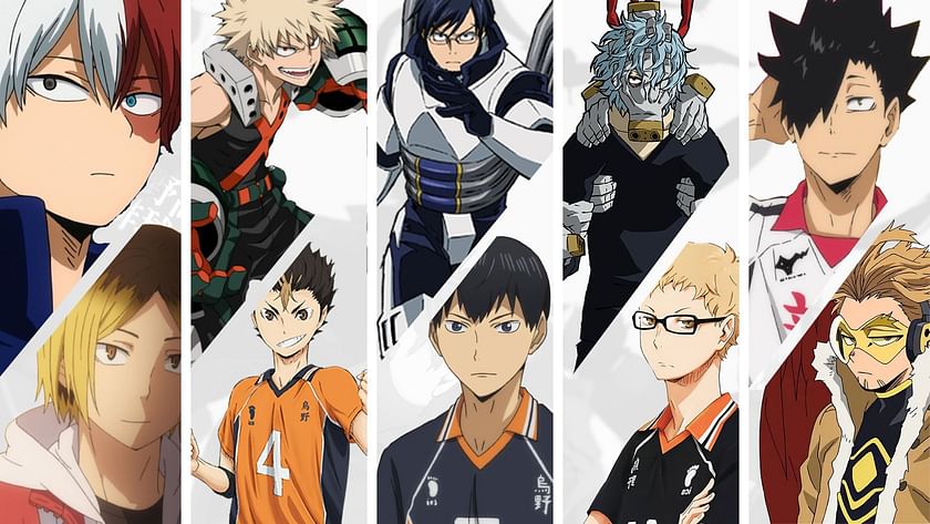 10 pairs of characters from Jujutsu Kaisen and My Hero Academia