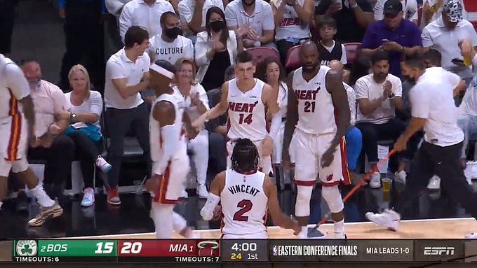 The Miami Heat take 2-0 series lead vs Boston with a 111-105 win! Get into  Playoff Mode with official Miami Heat gear from the NBA Store…