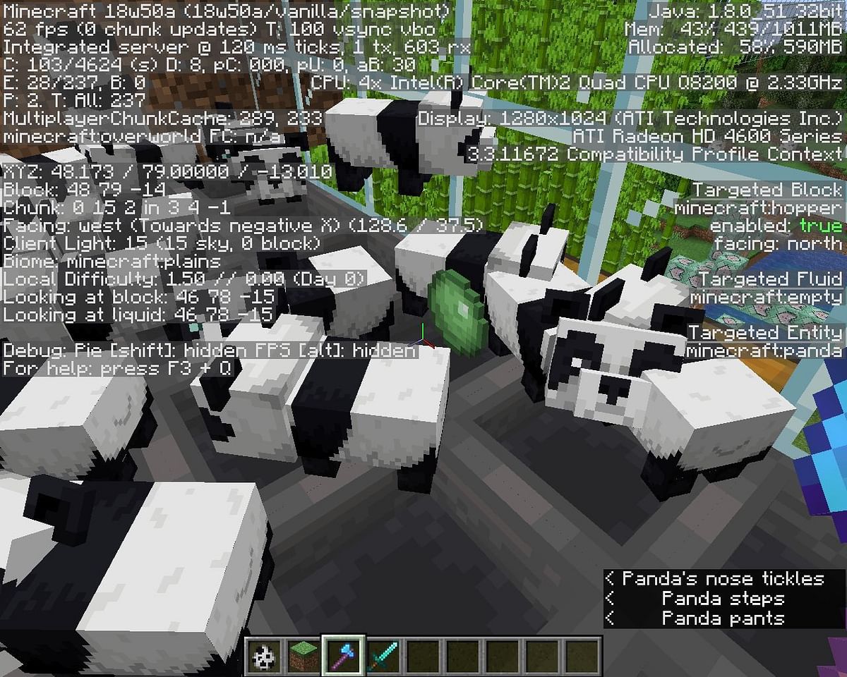 Minecraft Pandas Spawning, Behavior, Appearance & Breeding