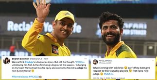 "Then Raina, now Jadeja" - Twiteratti react after CSK all-rounder Ravindra Jadeja is ruled out of IPL 2022
