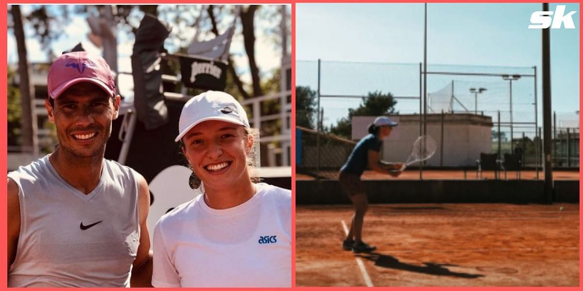 Iga Swiatek visited and trained at Nadal&#039;s academy