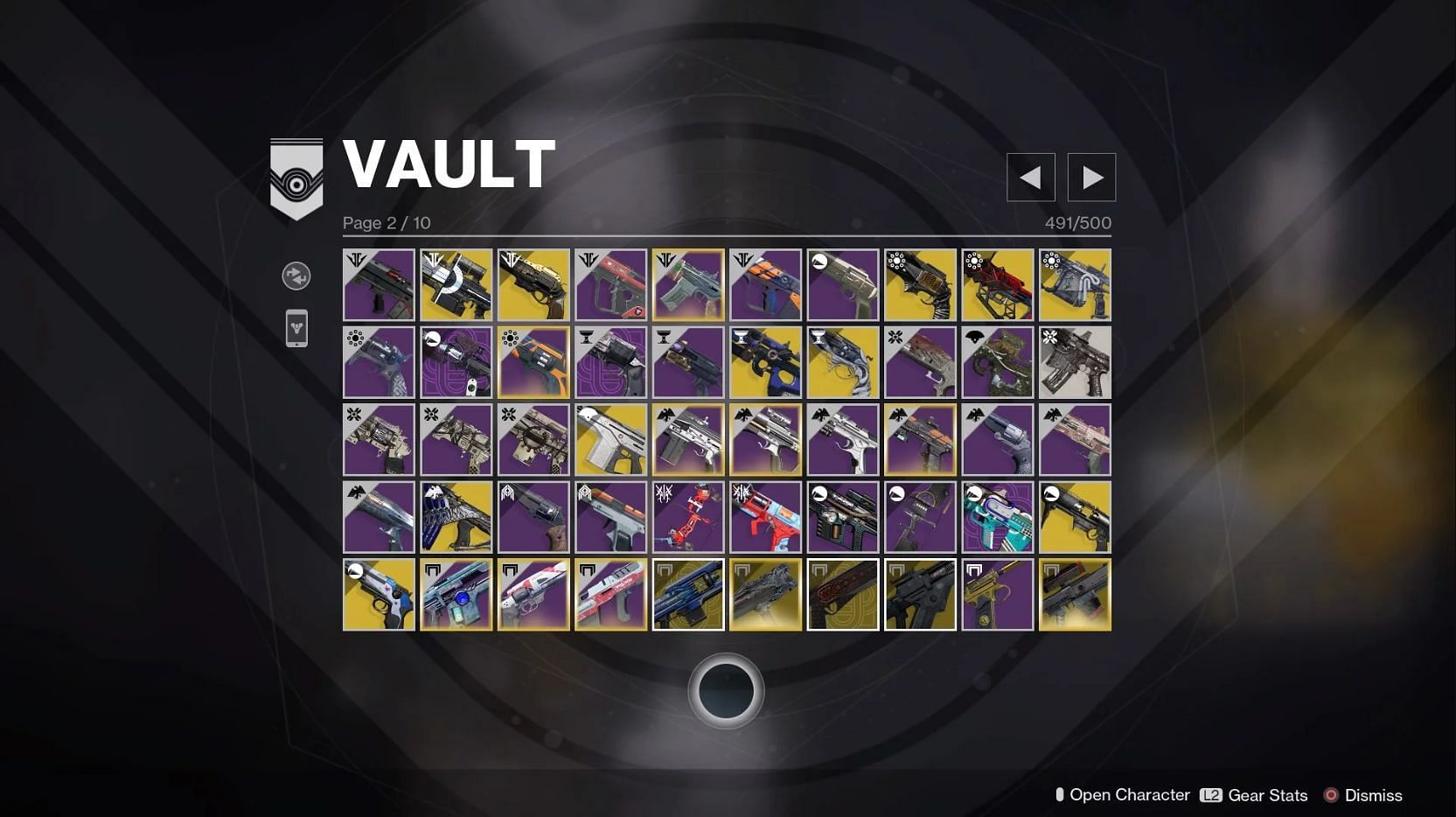 The Destiny 2 Vault (Image via Bungie)