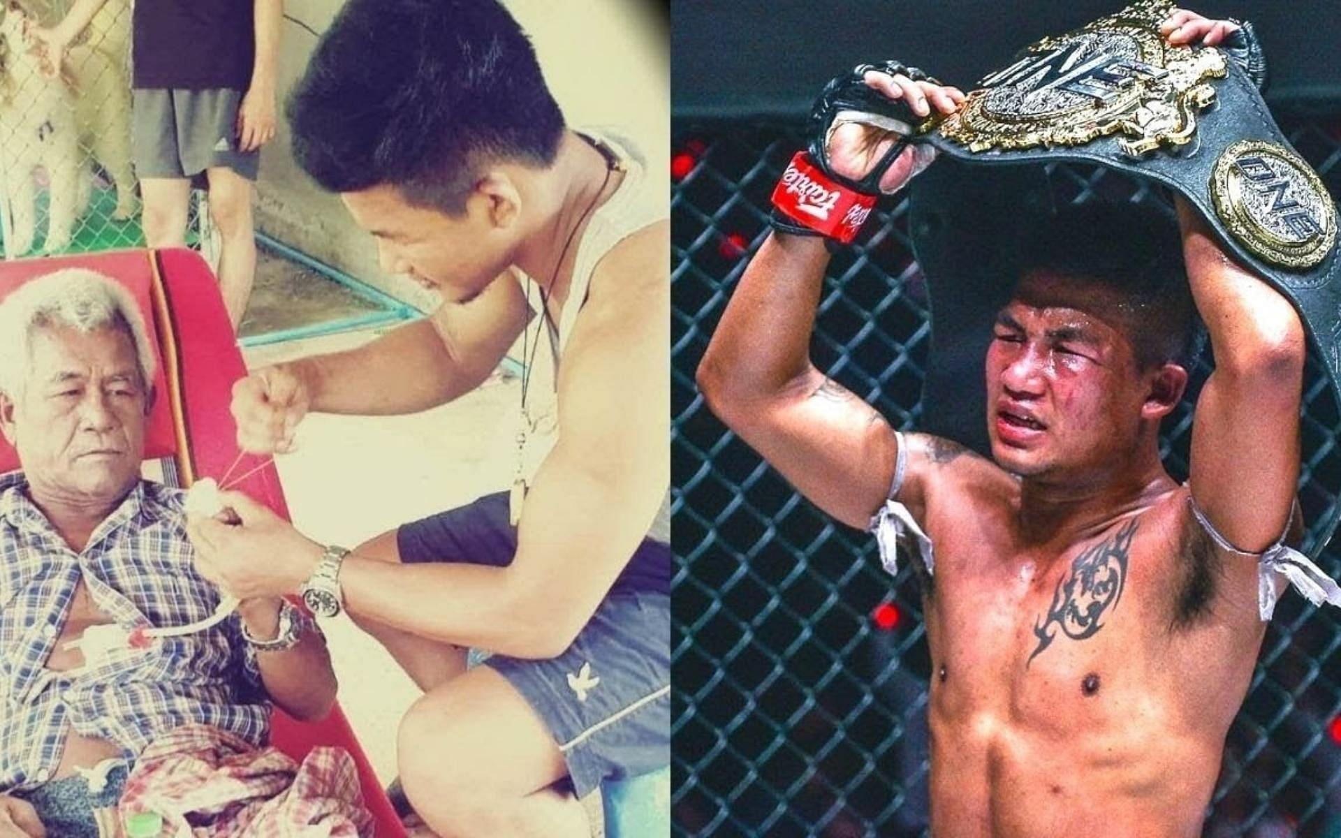 ONE flyweight Muay Thai champion Rodtang Jitmuangnon had quite a rough life outside the ring. (Image courtesy of ONE Championship)