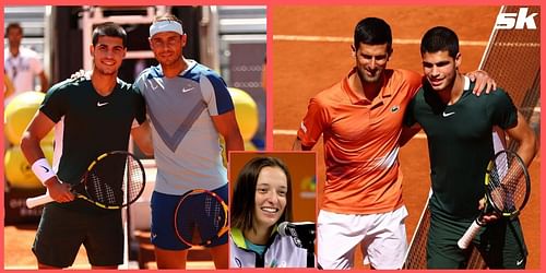 Iga Swiatek has waxed lyrical about Carlos Alcaraz beating Rafael Nadal and Novak Djokovic