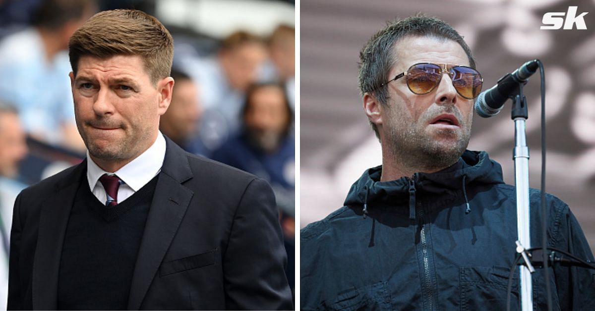 Liam Gallagher mocks Steven Gerrard following Aston Villa&#039;s collapse.