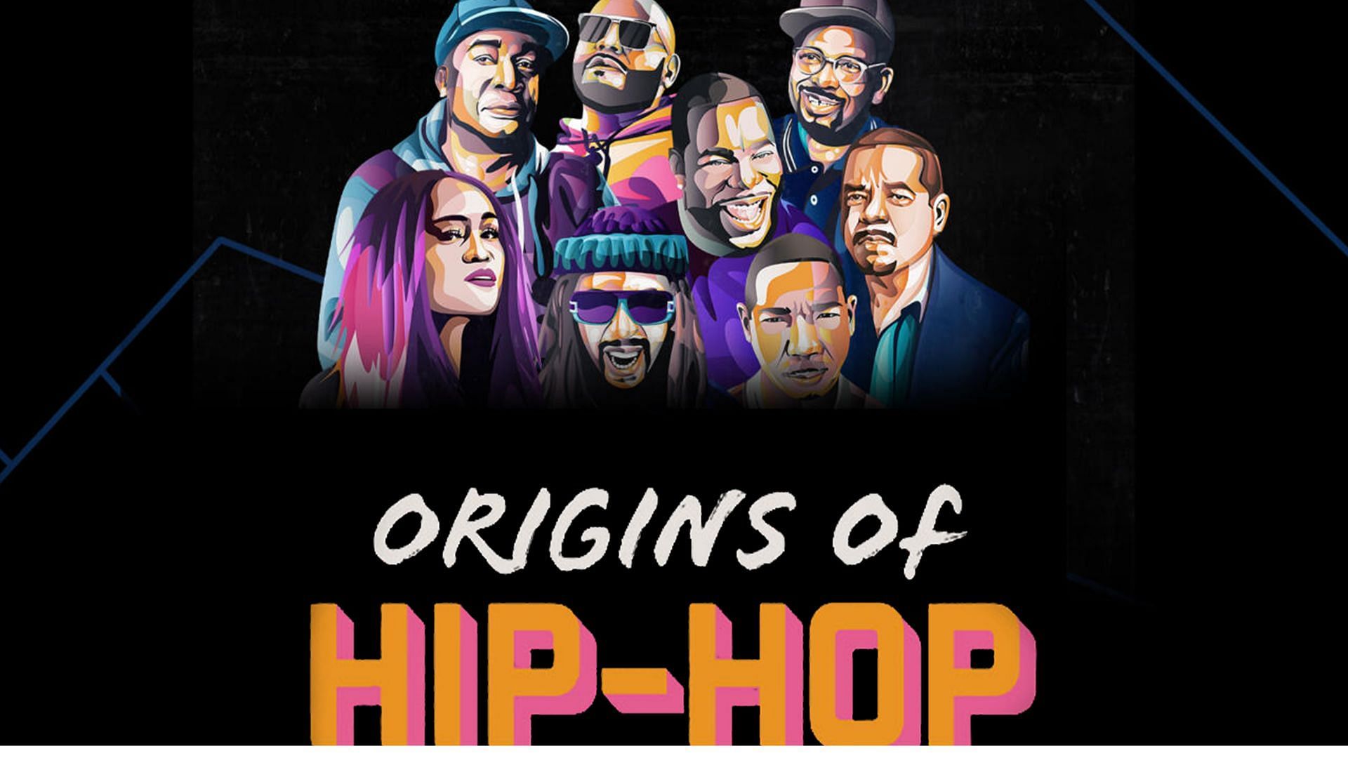 vOrigins of Hip Hop is arriving this May 30, 2022, exclusively on A&amp;E (Image via A&amp;T TV)