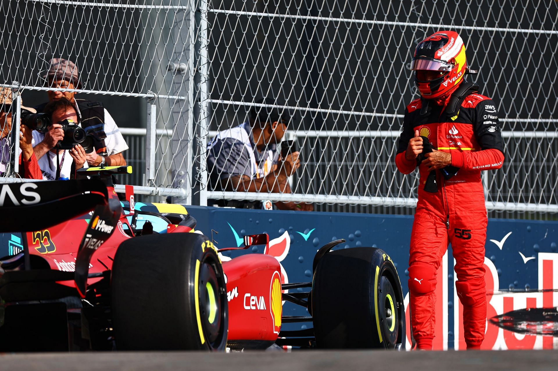 Carlos Sainz at the F1 Grand Prix of Miami - Practice