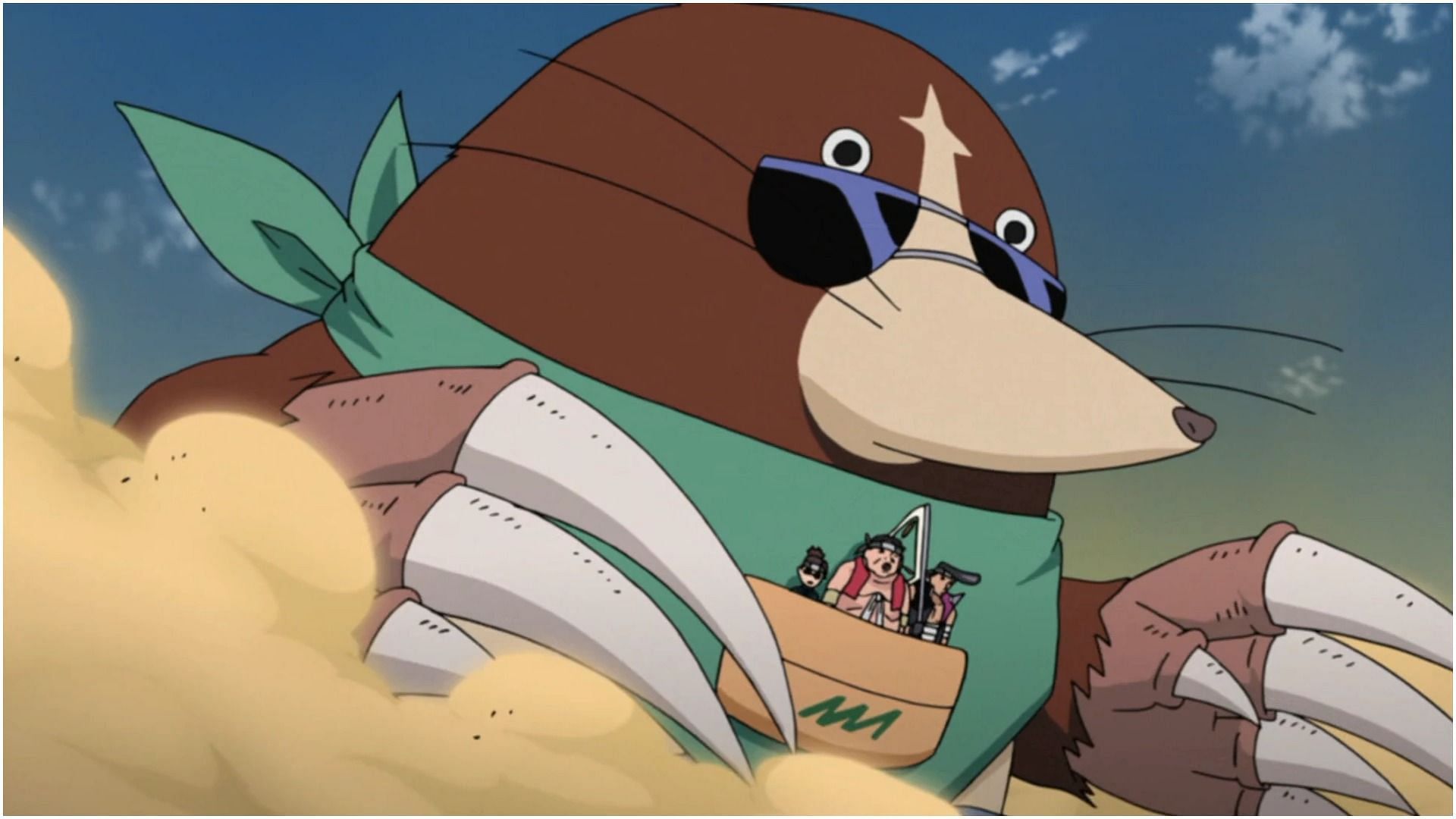 Moguranmaru as seen in the anime (Image via Studio Pierrot)