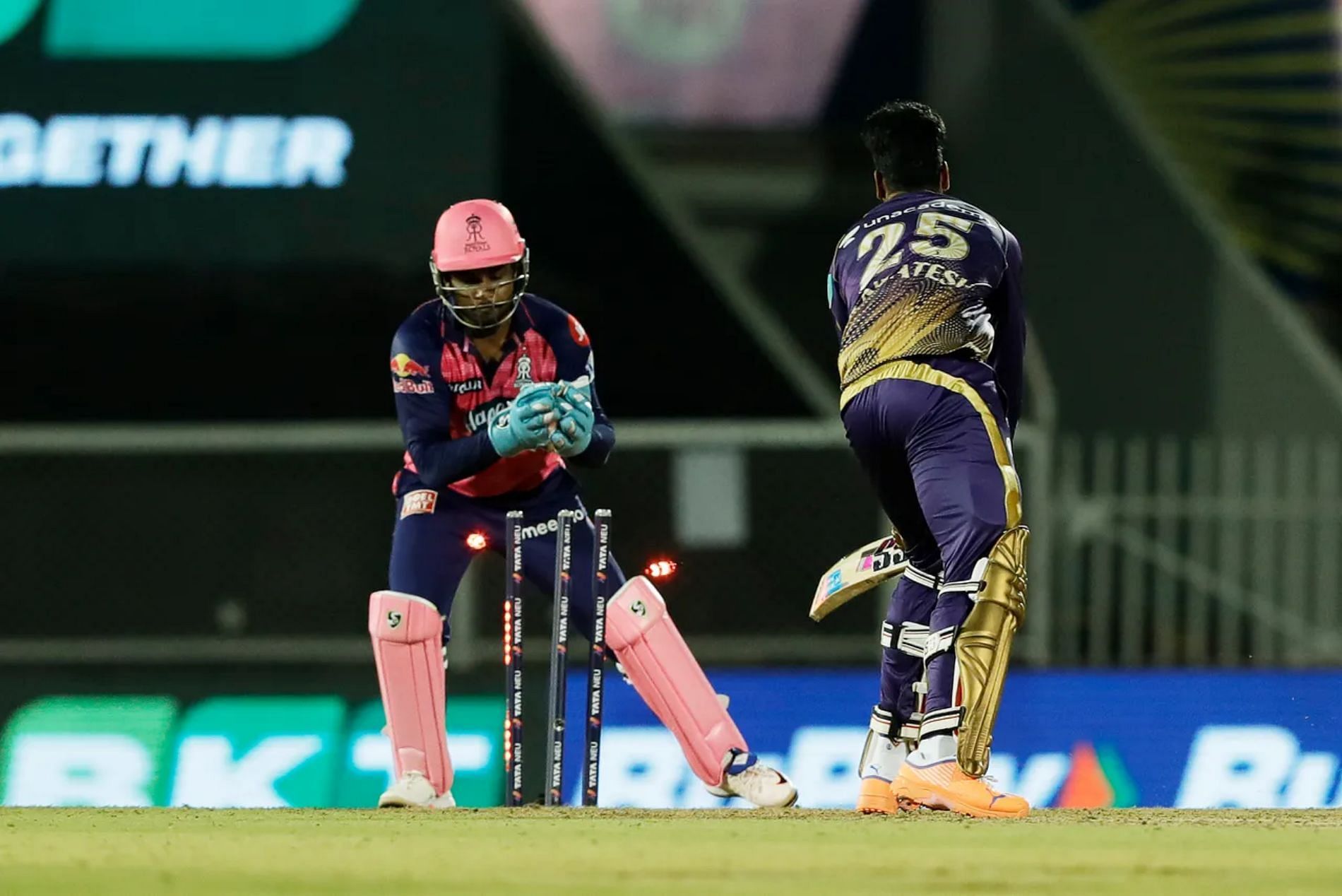 KKR have lost five matches in a row in IPL 2022. Pic: IPLT20.COM