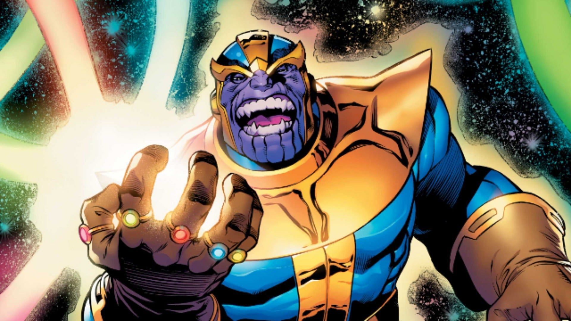 Infinity Gauntlet Thanos as seen in the comics (Image via Marvel Entertainment)