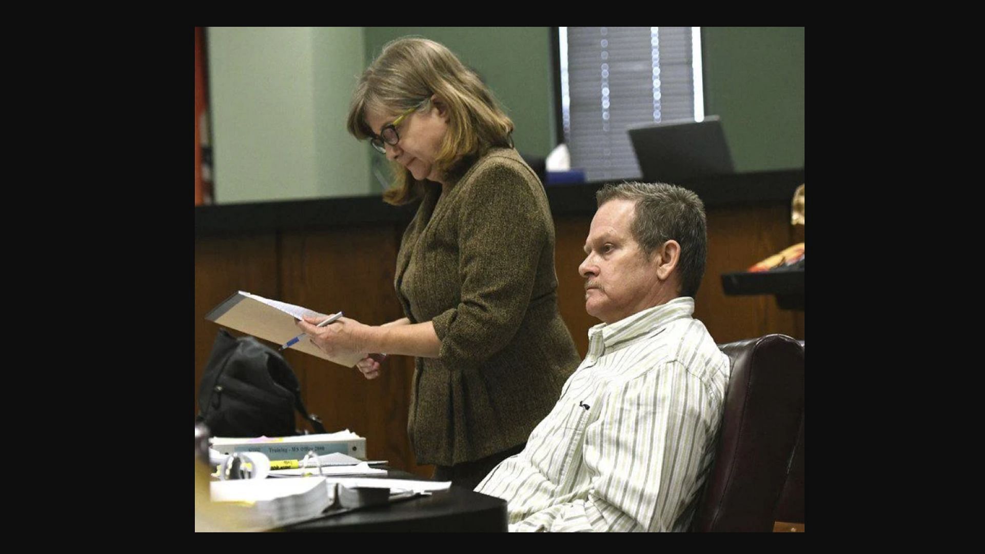 Todd Greathouse in the trial (Image via Laurie Sisk)