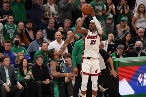 Jimmy Butler's late missed three stopped the Miami Heat rally cold and allowed the Boston Celtics to hold on for the win.