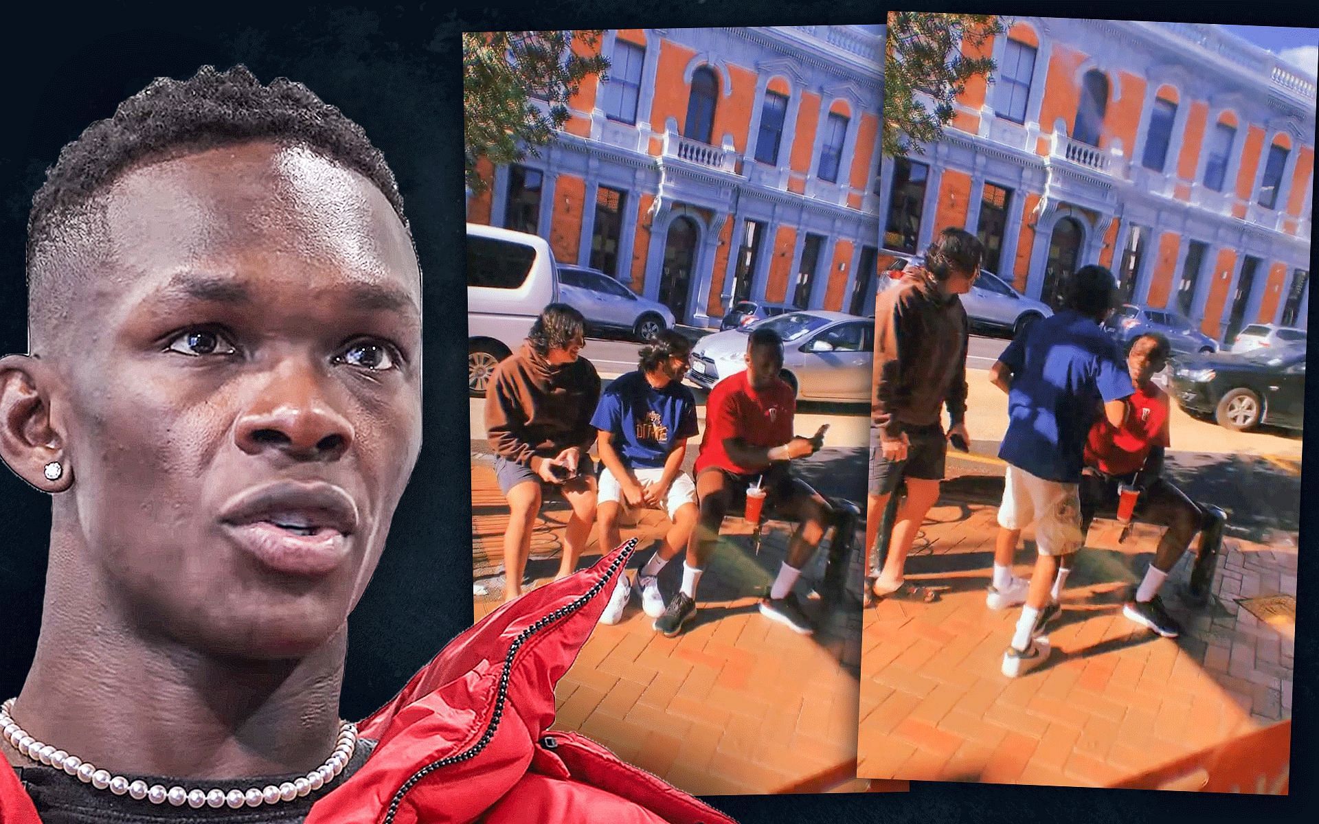 Israel Adesanya (left) [Images courtesy of @freestylebender on YouTube &amp; @stylebender on Twitter]