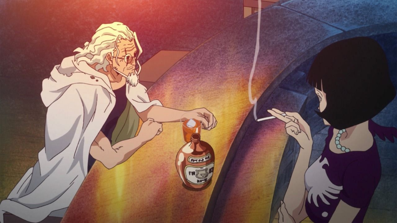 Rayleigh and Shakky as seen in the series&#039; anime (Image Credits: Eiichiro Oda/Shueisha, Viz Media, One Piece)