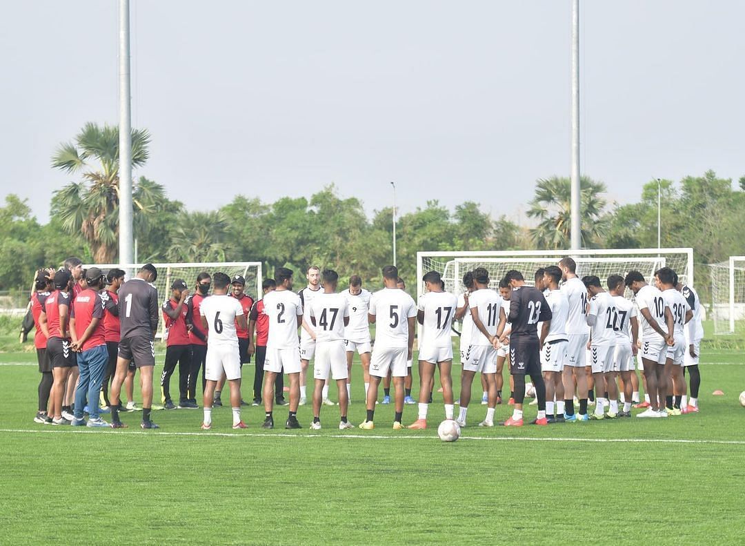 Mohammedan SC during their training session (Image Courtesy: Mohammedan SC Instagram)