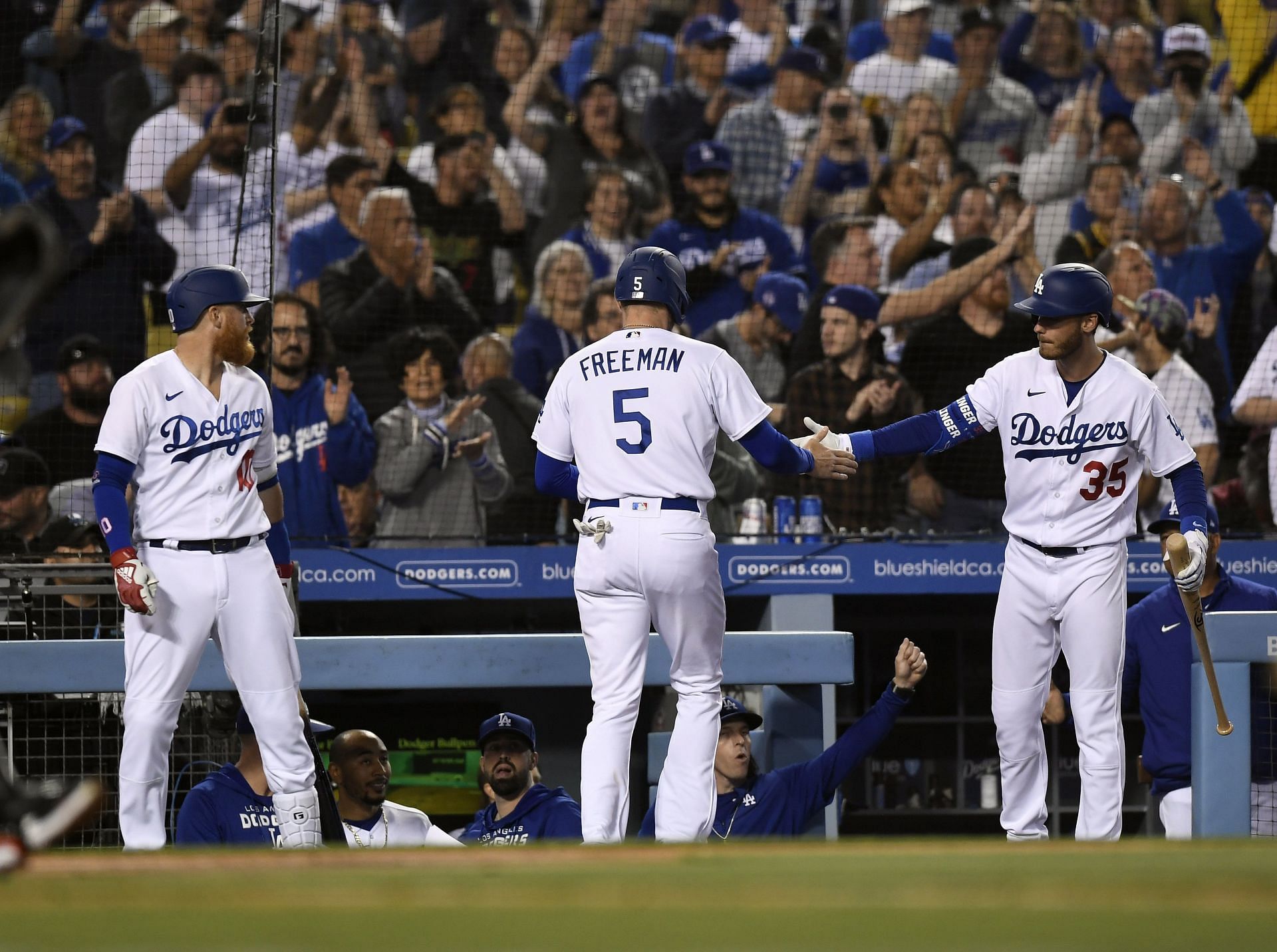 Los Angeles Dodgers 1B Freddie Freeman has become a celebrity among fans with his new team