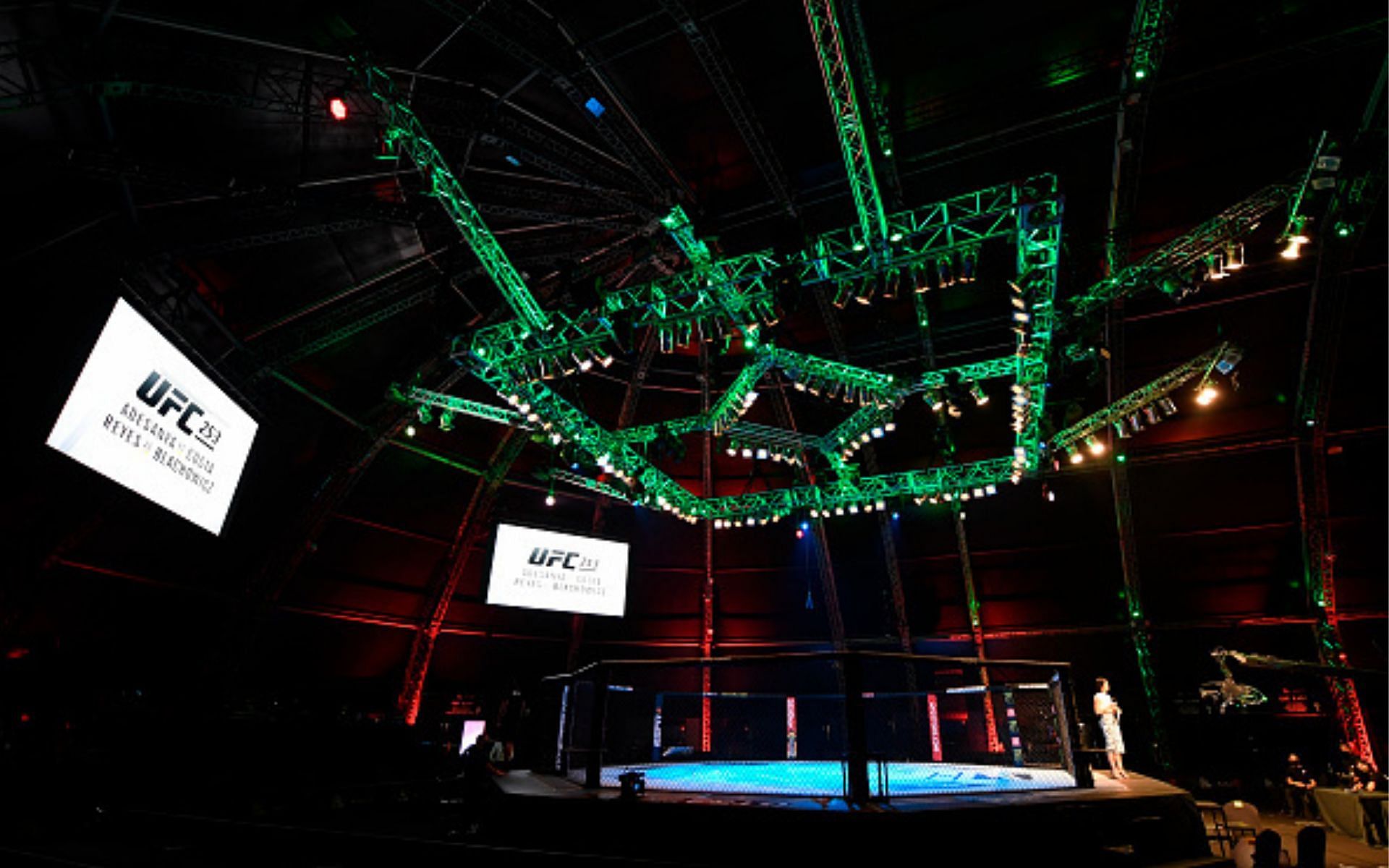 UFC octagon [Image courtesy: Getty Images]