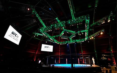 UFC octagon [Image courtesy: Getty Images]